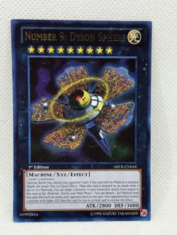 Yugioh! Number 9: Dyson Sphere - ABYR-EN044 - Ultra Rare - 1st Edition - NM - Image 1