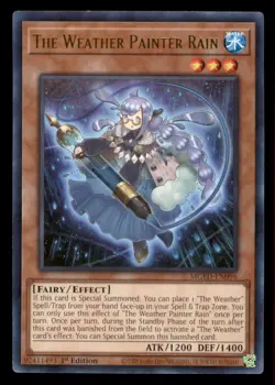 Yugioh The Weather Painter Rain #MGED-EN096 Maximum Gold: El Dorado LP - Image 1