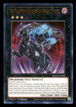 Yugioh The Phantom Knights of Break Sword #MGED-EN080 Maximum Gold: El Dorado LP - Image 1
