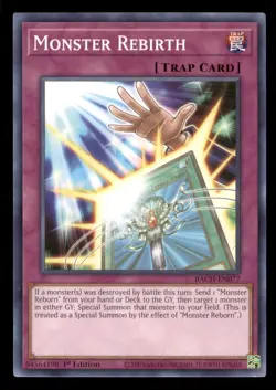 Yugioh Monster Rebirth #BACH-EN077 Battle of Chaos LP - Image 1