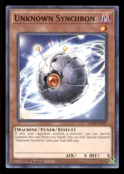 Yugioh Unknown Synchron #LED8-EN049 Legendary Duelists: Synchro Storm LP - Image 1