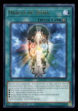 Yugioh Oracle of Zefra #MGED-EN073 Maximum Gold: El Dorado LP - Image 1