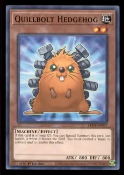 Yugioh Quillbolt Hedgehog #LED8-EN047 Legendary Duelists: Synchro Storm LP - Image 1