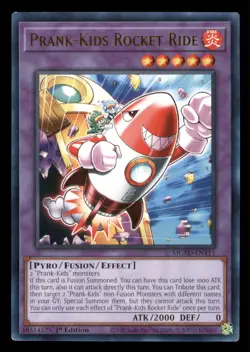 Yugioh Prank-Kids Rocket Ride #MGED-EN111 Maximum Gold: El Dorado LP - Image 1