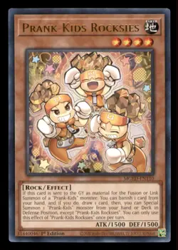 Yugioh Prank-Kids Rocksies #MGED-EN110 Maximum Gold: El Dorado LP - Image 1