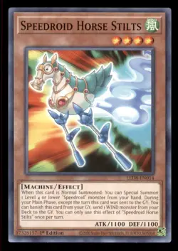 Yugioh Speedroid Horse Stilts #LED8-EN014 Legendary Duelists: Synchro Storm LP - Image 1