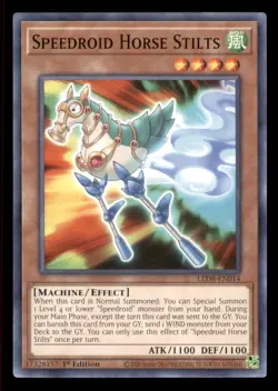 Yugioh Speedroid Horse Stilts #LED8-EN014 Legendary Duelists: Synchro Storm LP - Image 1