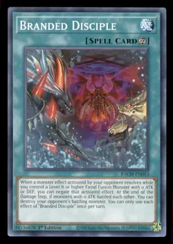 Yugioh Branded Disciple #BACH-EN053 Battle of Chaos LP - Image 1