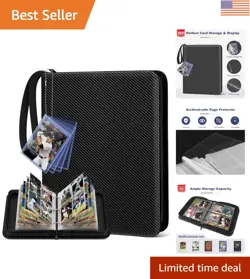 Elegant Faux Leather 440 Pocket Trading Card Album - Perfect for Collectors - Image 1