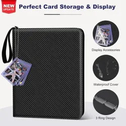 Elegant Faux Leather 440 Pocket Trading Card Album - Perfect for Collectors - Image 4