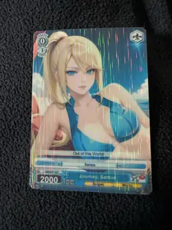 Samus Full Art Anime One Piece Waifu Trading Card Holofoil Season 3 Glow In Dark - Image 1