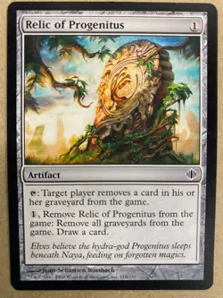 MTG 1x Relic of Progenitus # 218 Shards of Alara Magic the Gathering Card x1 NM - Image 1