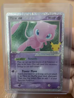 Mew EX 88/92 Celebrations Classic Collection Ultra Rare Pokemon Card NM - Image 1