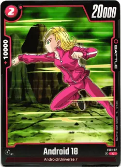Dragon Ball Super Android 18 FS01-07 Regular Common Card - Image 1