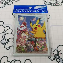 Enjoy 32 Count Pokemon Card Deck Shield Sleeves Summer Carnival Tokyo Tower - Image 1