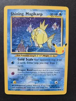 Pokemon TCG Celebrations Classic Collection Shining Magikarp Holo Card 66/64 - Image 1