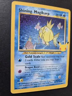 Pokemon TCG Celebrations Classic Collection Shining Magikarp Holo Card 66/64 - Image 3