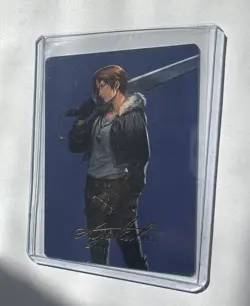 GOLD SIGNATURE Squall, SeeD Mercenary 47/53 Final Fantasy Art Series MTG Card - Image 1