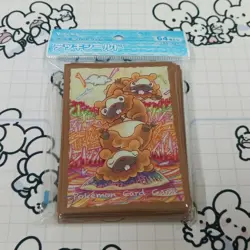 Bippa 64 Count Deck Shield Pokemon Card Sleeves Official Unopened - Image 1