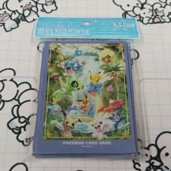 Singapore Main Art 64 Count Pokemon Card Deck Shield Sleeves Anniversary - Image 1