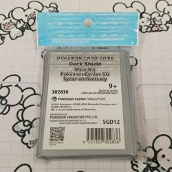 Singapore Main Art 64 Count Pokemon Card Deck Shield Sleeves Anniversary - Image 2