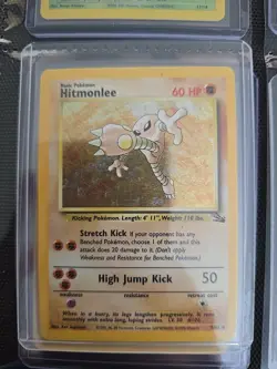 Hitmonlee Pokemon Card Basic 60 HP High Jump Kick Attack - Image 1