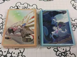 Premium Lilie Solgaleo Lunala Deck Shield Set Pokemon Card Sleeves - Image 1