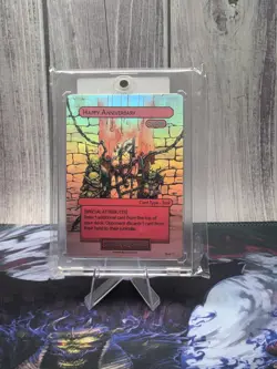 Divorced Dads TCG Age Of Alimony - Happy Anniversary Card 2 Holographic 420... - Image 1