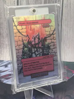 Divorced Dads TCG Age Of Alimony - Happy Anniversary Card 2 Holographic 420... - Image 3