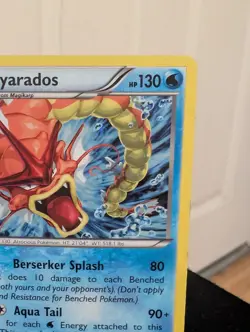 Pokemon TCG Gyarados XY109 Holo Black Star Promo Card - Image 3