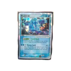 Regice ex Pokemon Card 90 HP Holofoil Ruby & Sapphire Set - Image 1