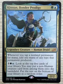 Kinnan, Bonder Prodigy NM-Mint, English Ikoria: Lair of Behemoths MTG Magic - Image 1