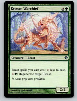 Magic the Gathering Krosan Warchief Commander 2013 MTG Free Shipping! - Image 1