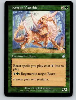 Magic the Gathering Krosan Warchief Scourge MTG Free Shipping! - Image 1