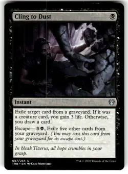 Cling to Dust Theros Beyond Death Regular MTG - Image 1