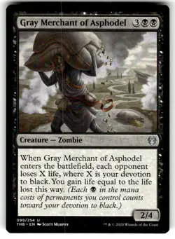 Gray Merchant of Asphodel Theros Beyond Death Regular MTG - Image 1