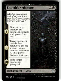 Elspeth's Nightmare Theros Beyond Death Regular MTG - Image 1
