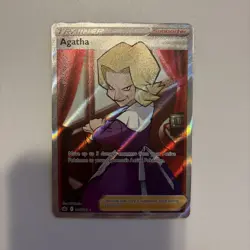 Agatha (Full Art) 186/198SWSH06: Sword & Shield Chilling Reign Near Mint Pokemon - Image 1