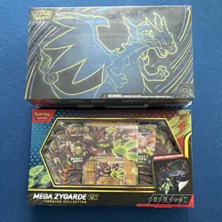 Pokemon TCG Mega Charizard X EX Ultra Premium & Mega Zygarde EX Sealed Lot - Image 1