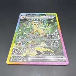 Pokemon TCG Leafeon EX Prismatic Evolutions 144/131 SIR Just Pulled - Image 3