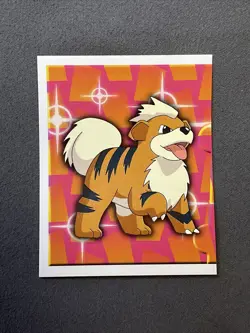 1999 Merlin Pokemon Album Stickers Growlithe #181 - Image 1