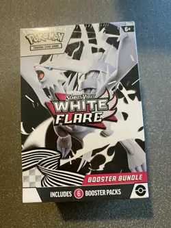 Pokemon TCG Scarlet & Violet White Flare Booster Bundle 6 Packs Factory sealed - Image 1