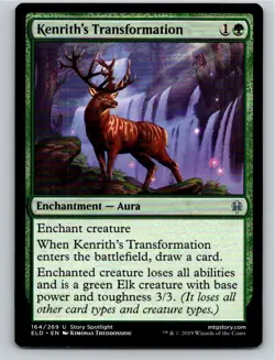Magic the Gathering Kenrith's Transformation Throne of Eldraine MTG Free Ship! - Image 1