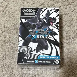 Pokemon TCG Scarlet & Violet Black Bolt Booster Bundle Box 6 Packs English 2025 - Image 1