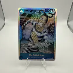 One Piece TCG Mr. 3 Galdino OP16-056 SR Time Of Battle - Image 1