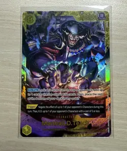 One Piece Marshall D. Teach OP16-119 Special Alt Art Foil English , Back Dent - Image 1