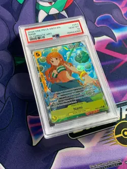 2026 One Piece EB03 Heroines Nami 053 Alt Art PSA 10 Gem Mint - Image 2