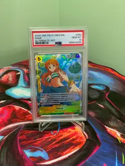 2026 One Piece EB03 Heroines Nami 053 Alt Art PSA 10 Gem Mint - Image 4