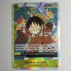 One Piece Monkey.D.Luffy OP07-109 Super Rare Foil 500 Years 6000 ATK 5 Cost - Image 1
