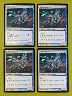 Silkbind Faerie x4 Shadowmoor 4x Playset Magic the Gathering MTG - Image 1